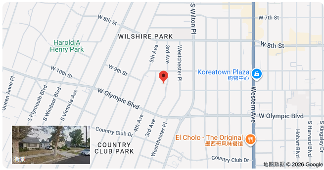 OMEK Los Angeles office map